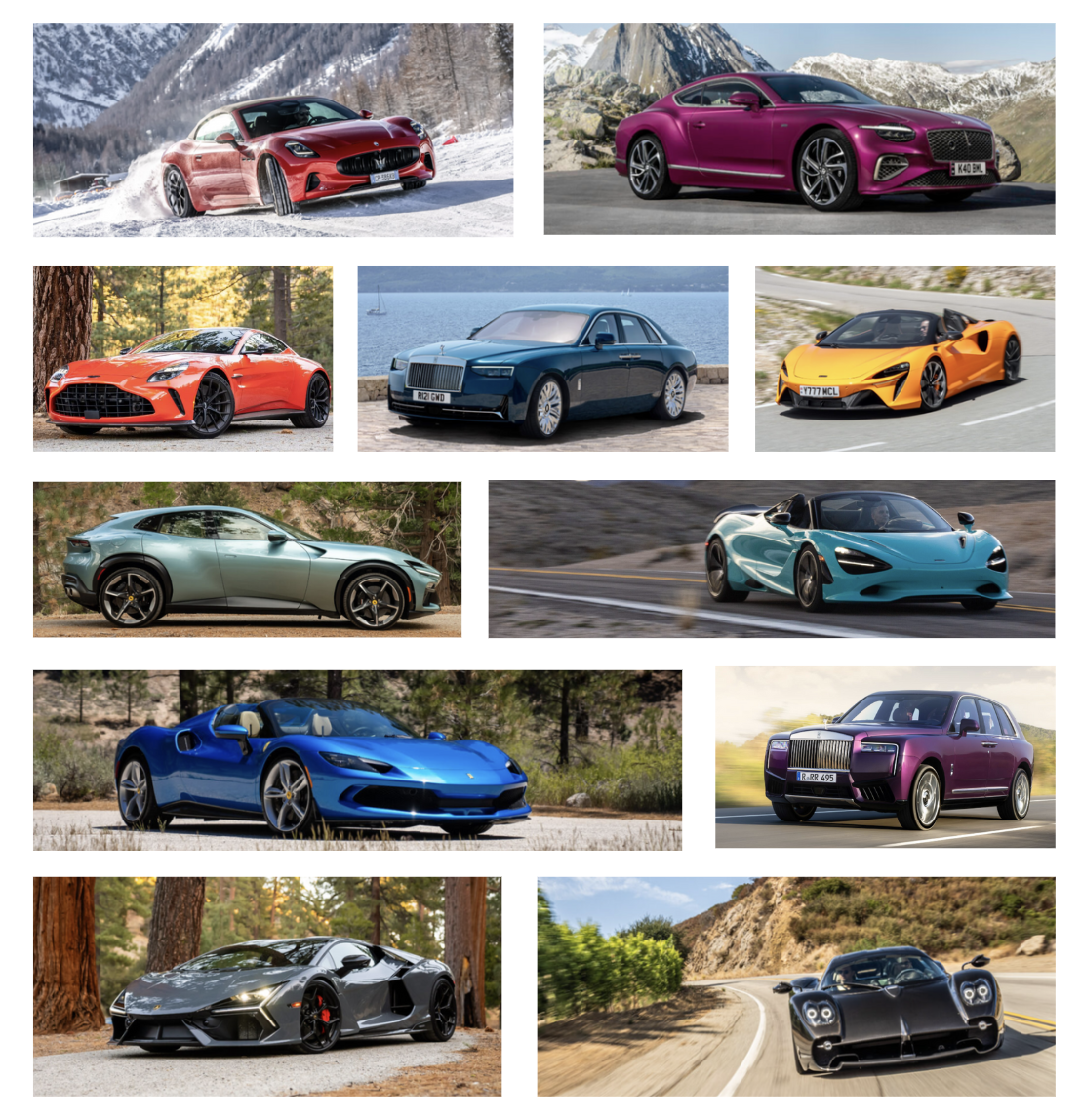 Top 10 Best Luxury And Exotic Cars We Drove In 2024